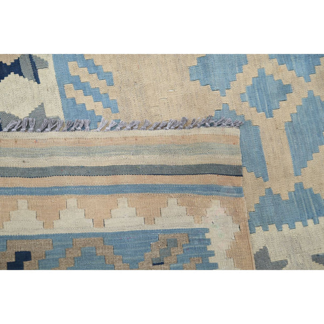 Kafkaas Kilim 6' 5" X 9' 11" Wool Hand-Woven Kilim 6' 5" X 9' 11" (196 X 302) / Multi / Multi