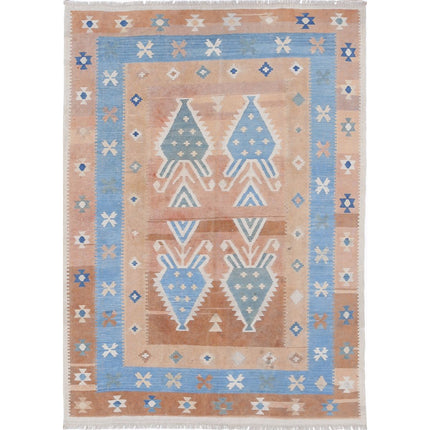 pink and blue persian rug, pink and navy persian rug