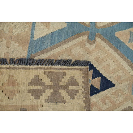 Kafkaas Kilim 5' 2" X 7' 2" Wool Hand-Woven Kilim 5' 2" X 7' 2" (157 X 218) / Multi / Multi