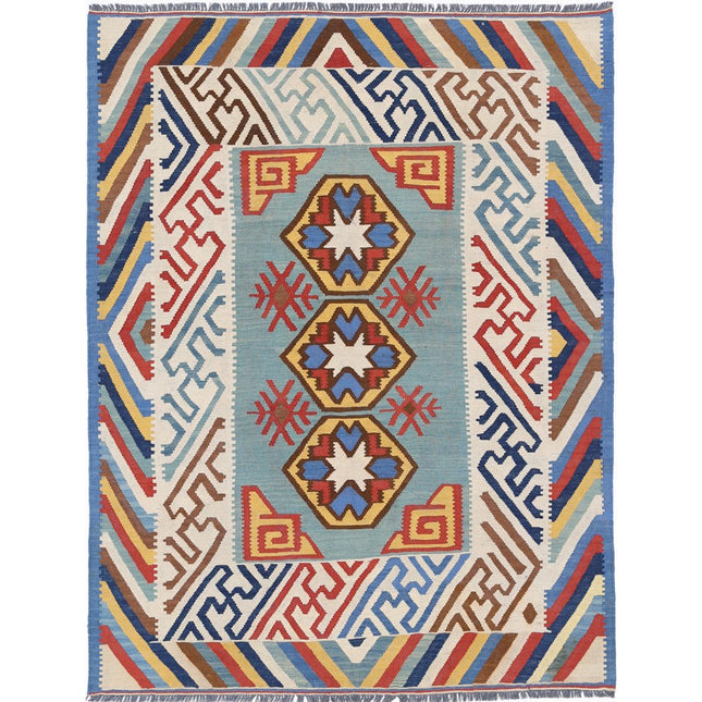 turkish rugs vs persian rugs, vintage blue persian rug