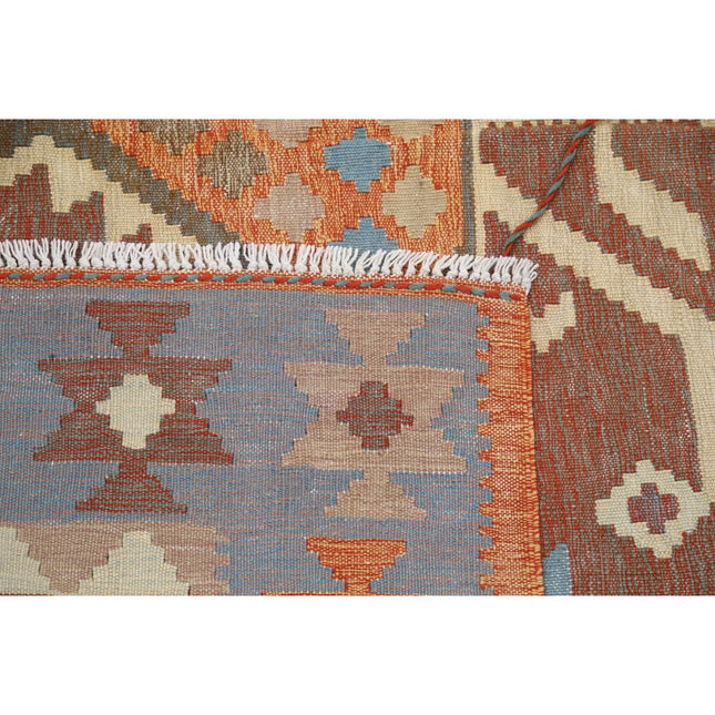 Kafkaas Kilim 5' 2" X 6' 8" Wool Hand-Woven Kilim 5' 2" X 6' 8" (157 X 203) / Multi / Multi