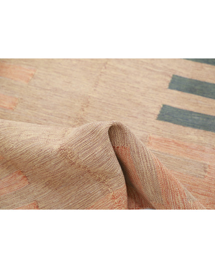 Kafkas Kilim 2' 7" X 4' 1" Hand Knotted Wool Kilim 2' 7" X 4' 1" (79 X 124) / Brown / Wool