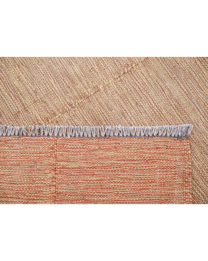 Kafkas Kilim 2' 7" X 4' 1" Hand Knotted Wool Kilim 2' 7" X 4' 1" (79 X 124) / Brown / Wool