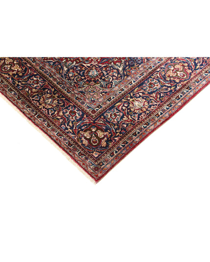 Kashan 4' 2" X 6' 6" Hand Knotted Silk Rug 4' 2" X 6' 6" (127 X 198) / Red / Silk