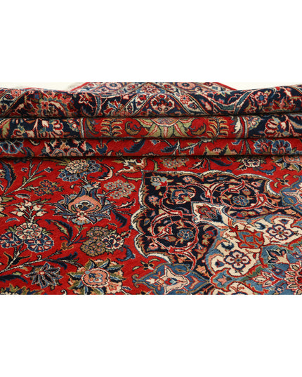 Kashan 10' 7" X 14' 3" Hand Knotted Wool Rug 10' 7" X 14' 3" (322 X 434) / Red / Wool