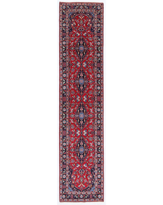Kashan 2' 2" X 10' 3" Hand Knotted Wool Rug 2' 2" X 10' 3" (66 X 312) / Red / Wool