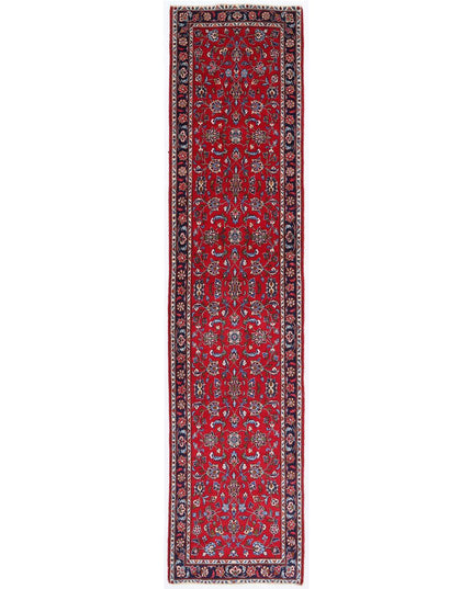 Kashan 2' 3" X 9' 8" Hand Knotted Wool Rug 2' 3" X 9' 8" (69 X 295) / Red / Wool