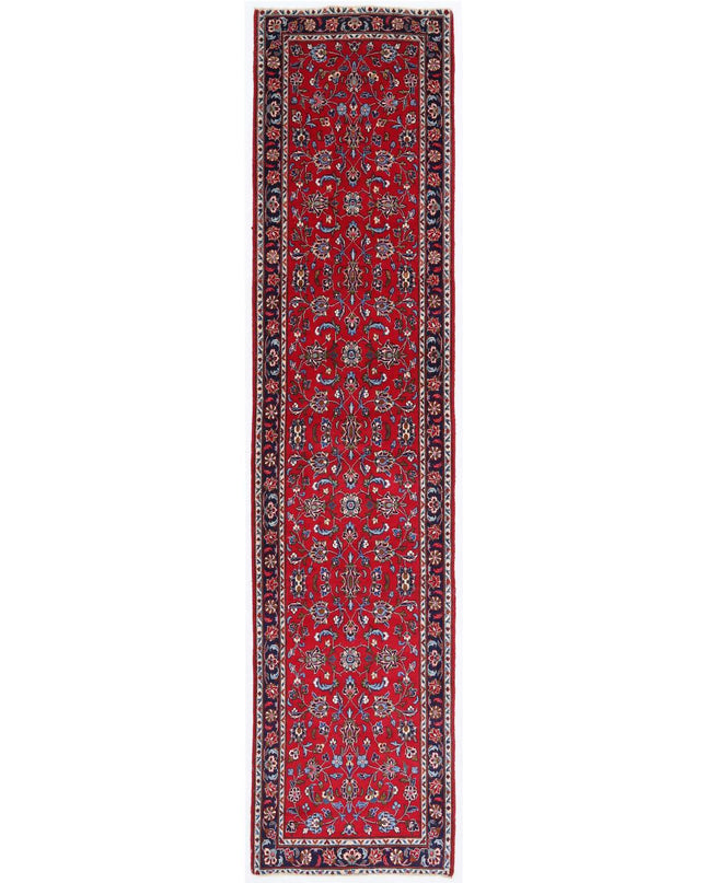 Kashan 2' 3" X 9' 8" Hand Knotted Wool Rug 2' 3" X 9' 8" (69 X 295) / Red / Wool