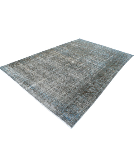 Kashan 7' 3" X 11' 2" Hand Knotted Wool Rug 7' 3" X 11' 2" (221 X 340) / Blue / Wool