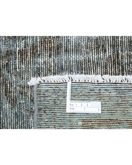 Kashan 7' 3" X 11' 2" Hand Knotted Wool Rug 7' 3" X 11' 2" (221 X 340) / Blue / Wool