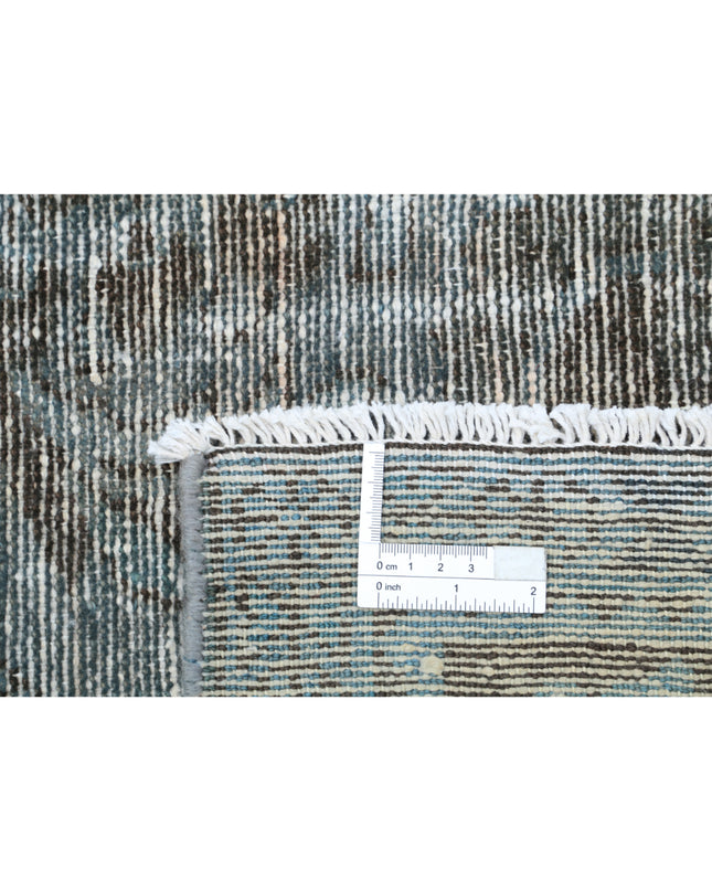 Kashan 7' 3" X 11' 2" Hand Knotted Wool Rug 7' 3" X 11' 2" (221 X 340) / Blue / Wool