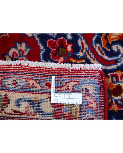 Kashan  8' 0" X 12' 0" Hand Knotted Wool Rug 8' 0" X 12' 0" (244 X 366) / Red / Wool