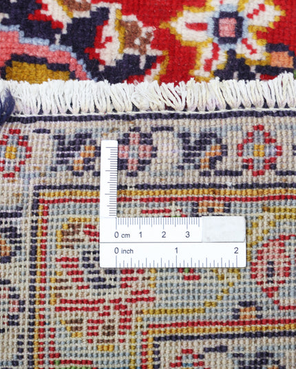 Kashan 9' 0" X 13' 2" Hand Knotted Wool Rug 9' 0" X 13' 2" (274 X 401) / Blue / Wool