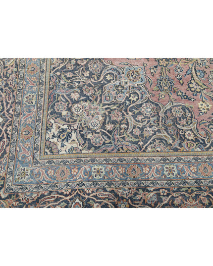 Kashan 11' 10" X 17' 3" Hand Knotted Wool Rug 11' 10" X 17' 3" (361 X 526) / Red / Wool