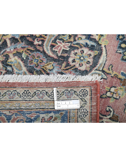 Kashan 11' 10" X 17' 3" Hand Knotted Wool Rug 11' 10" X 17' 3" (361 X 526) / Red / Wool