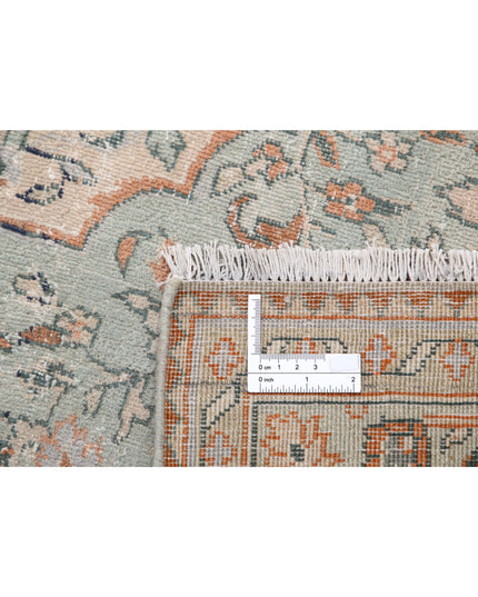 Kashan 9' 6" X 13' 2" Hand Knotted Wool Rug 9' 6" X 13' 2" (290 X 401) / Ivory / Wool