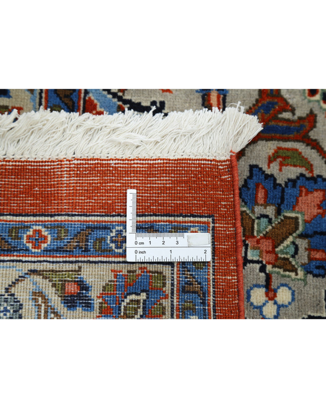 Kashan 9' 8" X 12' 10" Hand Knotted Wool Rug 9' 8" X 12' 10" (295 X 391) / Rust / Wool