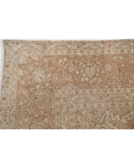 Kashan 9' 5" X 13' 3" Hand Knotted Wool Rug 9' 5" X 13' 3" (287 X 404) / Brown / Wool