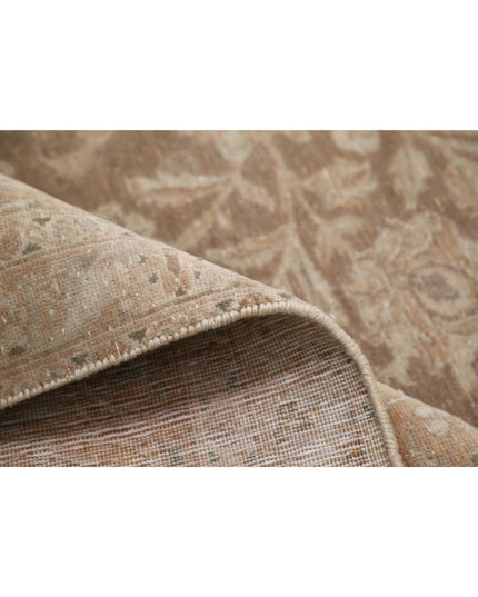 Kashan 9' 5" X 13' 3" Hand Knotted Wool Rug 9' 5" X 13' 3" (287 X 404) / Brown / Wool