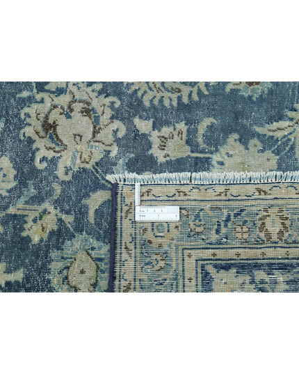 Kashan 8' 8" X 12' 0" Hand Knotted Wool Rug 8' 8" X 12' 0" (264 X 366) / Blue / Wool