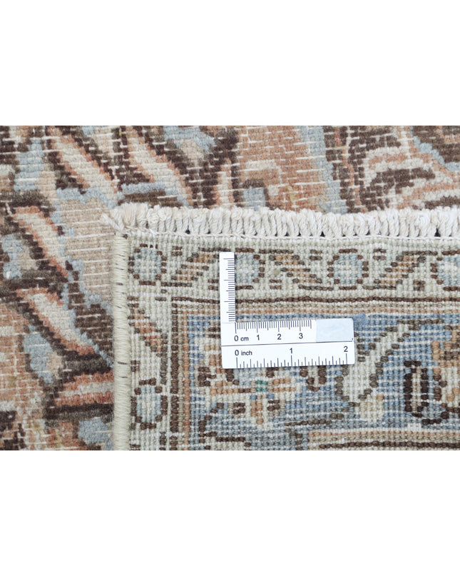 Kashmar 9' 6" X 12' 7" Hand Knotted Wool Rug 9' 6" X 12' 7" (290 X 383) / Brown / Wool