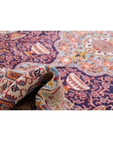 Kashmar 9' 8" X 12' 7" Hand Knotted Wool Rug 9' 8" X 12' 7" (295 X 383) / Blue / Wool