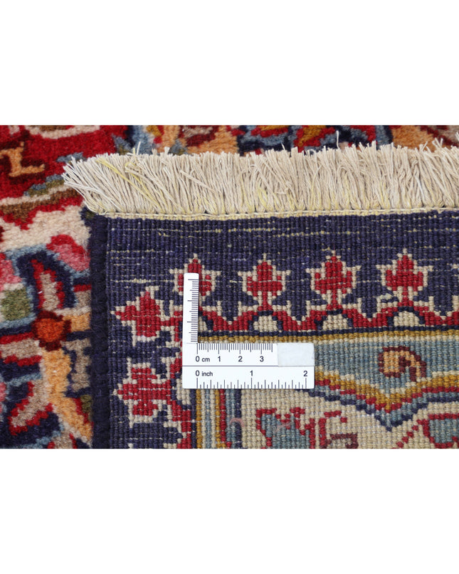 Kashmar 9' 8" X 12' 7" Hand Knotted Wool Rug 9' 8" X 12' 7" (295 X 383) / Blue / Wool