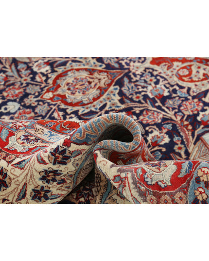 Kashmar 9' 6" X 12' 7" Hand Knotted Wool Rug 9' 6" X 12' 7" (290 X 383) / Blue / Wool