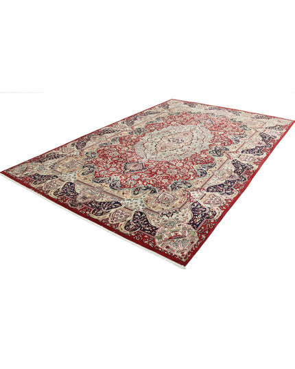 Kashmar 7' 9" X 11' 7" Hand Knotted Wool Rug 7' 9" X 11' 7" (236 X 353) / Red / Wool
