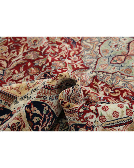 Kashmar 7' 9" X 11' 7" Hand Knotted Wool Rug 7' 9" X 11' 7" (236 X 353) / Red / Wool