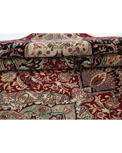 Kashmar 7' 9" X 11' 7" Hand Knotted Wool Rug 7' 9" X 11' 7" (236 X 353) / Red / Wool