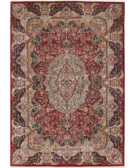 Kashmar 7' 9" X 11' 7" Hand Knotted Wool Rug 7' 9" X 11' 7" (236 X 353) / Red / Wool