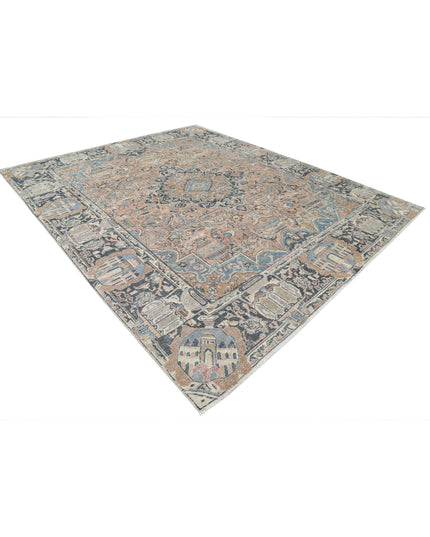 Kashmar 9' 8" X 11' 11" Hand Knotted Wool Rug 9' 8" X 11' 11" (295 X 363) / Peach / Wool