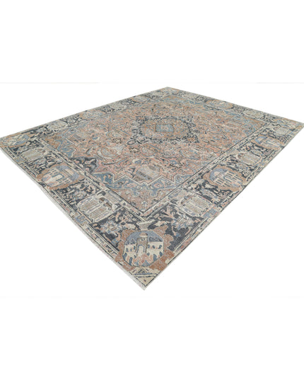 Kashmar 9' 8" X 11' 11" Hand Knotted Wool Rug 9' 8" X 11' 11" (295 X 363) / Peach / Wool