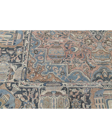 Kashmar 9' 8" X 11' 11" Hand Knotted Wool Rug 9' 8" X 11' 11" (295 X 363) / Peach / Wool