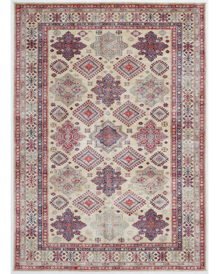 Kazak 6' 9" X 9' 5" Hand Knotted Wool Rug 6' 9" X 9' 5" (206 X 287) / Ivory / Wool