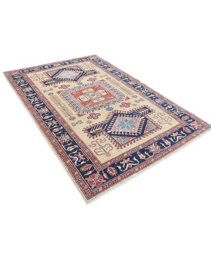 Kazak 5' 7" X 8' 4" Hand Knotted Wool Rug 5' 7" X 8' 4" (170 X 254) / Gold / Wool