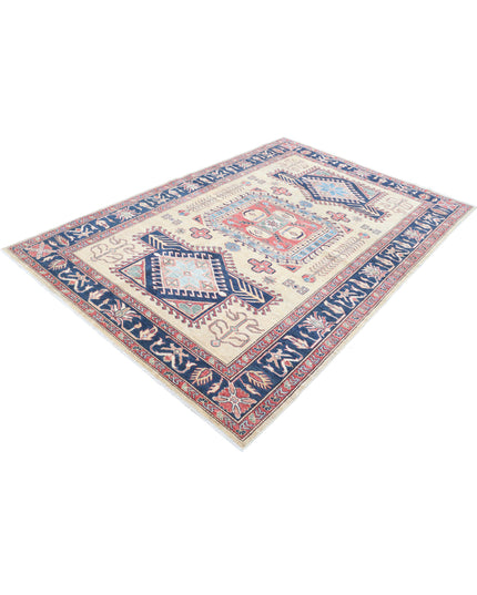 Kazak 5' 7" X 8' 4" Hand Knotted Wool Rug 5' 7" X 8' 4" (170 X 254) / Gold / Wool