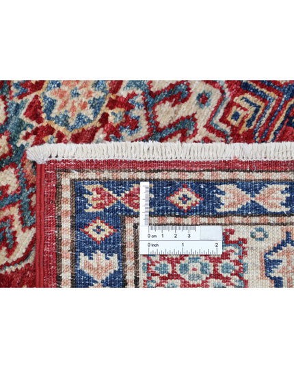 Kazak 2' 8" X 3' 10" Hand Knotted Wool Rug 2' 8" X 3' 10" (81 X 117) / Red / Wool