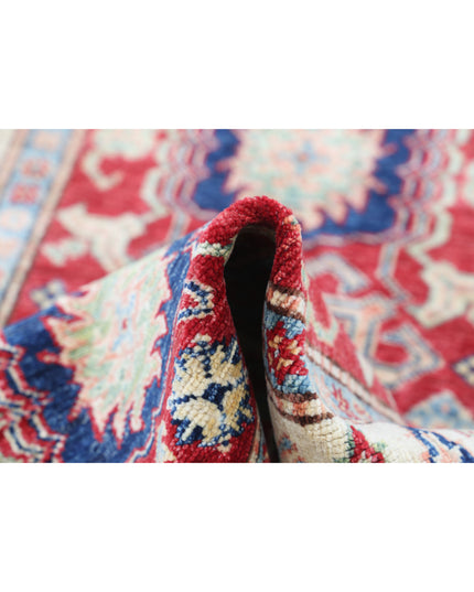 Kazak 2' 8" X 4' 2" Hand Knotted Wool Rug 2' 8" X 4' 2" (81 X 127) / Red / Wool