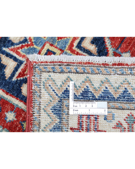Kazak 2' 7" X 3' 9" Hand Knotted Wool Rug 2' 7" X 3' 9" (79 X 114) / Red / Wool