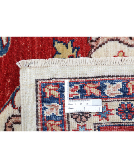 Kazak 5' 7" X 7' 11" Hand Knotted Wool Rug 5' 7" X 7' 11" (170 X 241) / Blue / Wool