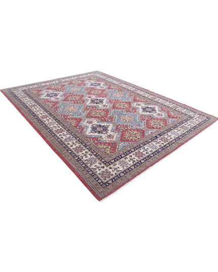 Kazak 8' 2" X 10' 8" Hand Knotted Wool Rug 8' 2" X 10' 8" (249 X 325) / Red / Wool