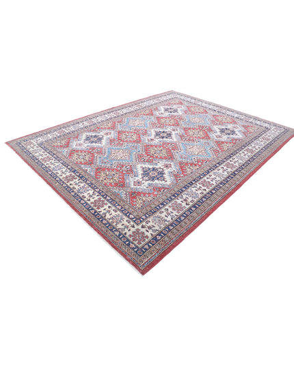 Kazak 8' 2" X 10' 8" Hand Knotted Wool Rug 8' 2" X 10' 8" (249 X 325) / Red / Wool