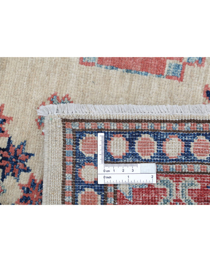 Kazak 5' 1" X 6' 9" Hand Knotted Wool Rug 5' 1" X 6' 9" (155 X 206) / Blue / Wool