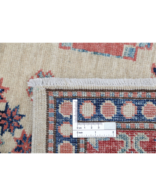 Kazak 5' 1" X 6' 9" Hand Knotted Wool Rug 5' 1" X 6' 9" (155 X 206) / Blue / Wool