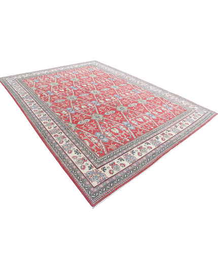 Kazak 8' 10" X 11' 7" Hand Knotted Wool Rug 8' 10" X 11' 7" (269 X 353) / Red / Wool