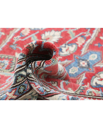 Kazak 8' 10" X 11' 7" Hand Knotted Wool Rug 8' 10" X 11' 7" (269 X 353) / Red / Wool