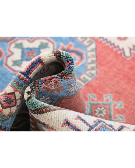 Kazak 9' 2" X 12' 5" Hand Knotted Wool Rug 9' 2" X 12' 5" (280 X 379) / Pink / Wool