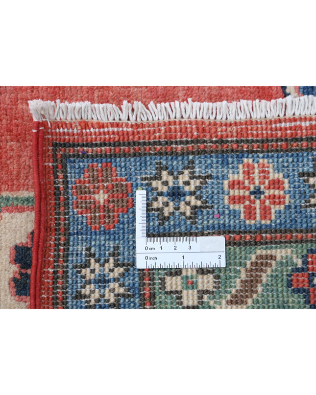 Kazak 9' 2" X 12' 5" Hand Knotted Wool Rug 9' 2" X 12' 5" (280 X 379) / Pink / Wool